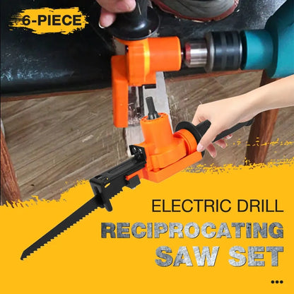 Electric Drill to Reciprocating Saw Adapter Kit