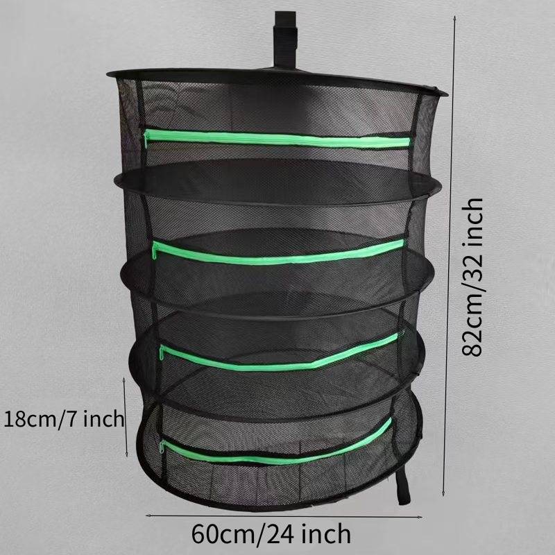 Enclosed Hanging Mesh Drying Rack
