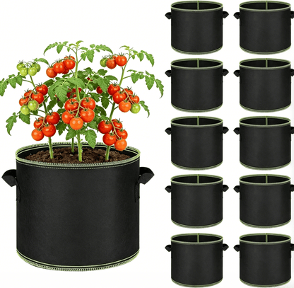 🌱 5-Pack 5 Gallon Grow Bags