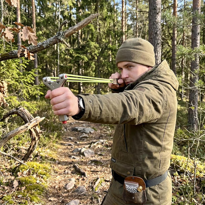 High Precision Outdoor Press-Load Rapid-Fire Slingshot
