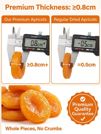 No-Sugar-Added Dried Apricots – 500 g Bag