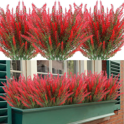 🌸20 Pcs-Outdoor Artificial Lavender Flowers💐
