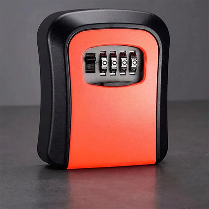 Wall-Mount 4-Digit Combination Key Lock Box