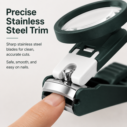 Magnifying Nail Clippers Set for Seniors