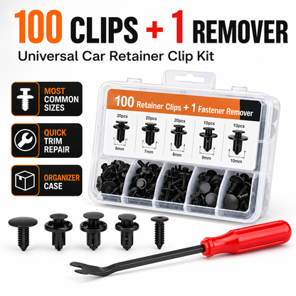 🚗50% OFF TODAY🔧Car Retainer Clip Kit with Remover 🧰