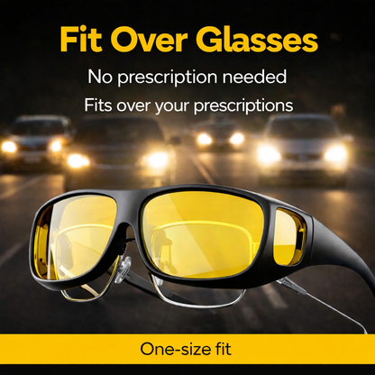 Night Glasses with Polarized LED Glare Cut