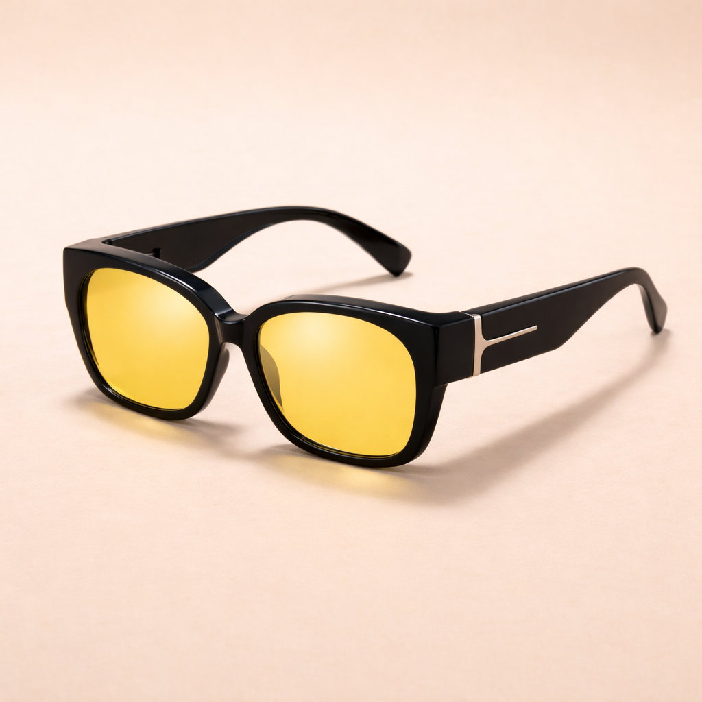 Night Glasses with Polarized LED Glare Cut