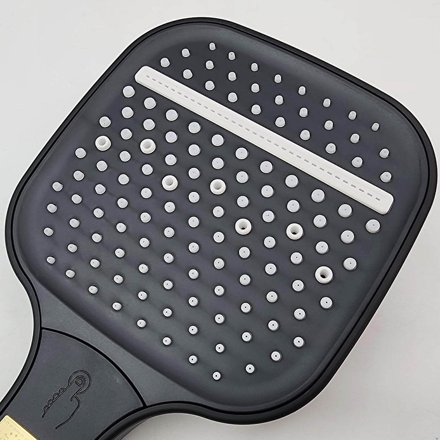 High Pressure Handheld Shower Head – 3 Spray Settings- Luxury Modern Chrome Look. Built-in Power Spray to Clean Corner. Tub and Pets. Stainless Steel Hose. ABS Adjustable Bracket. Black Color