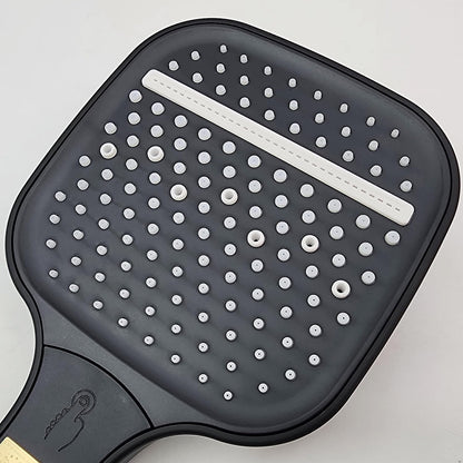 High Pressure Handheld Shower Head – 3 Spray Settings- Luxury Modern Chrome Look. Built-in Power Spray to Clean Corner. Tub and Pets. Stainless Steel Hose. ABS Adjustable Bracket. Black Color