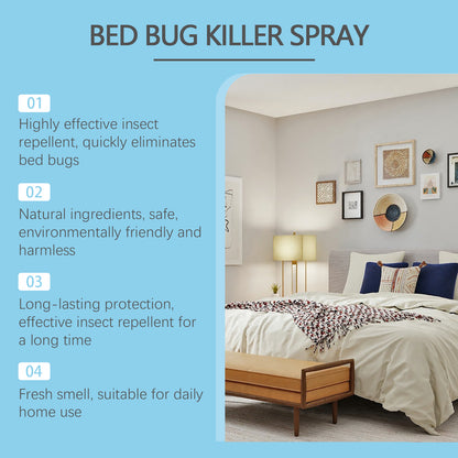 Plant-Based Bed Bug & Mite Treatment Spray – 2 Pack