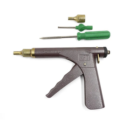Tubeless Tire Repair Gun Kit with Mushroom Plugs