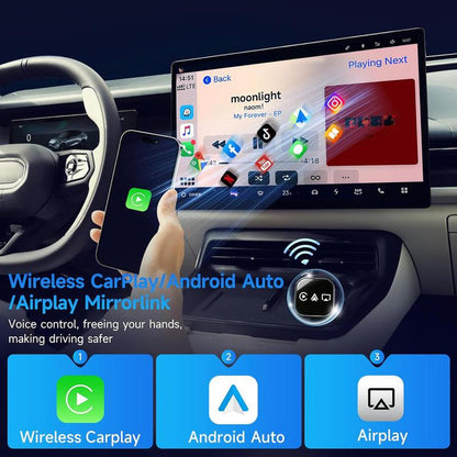 The Smallest & Fastest Wireless CarPlay Dongle for Your Car