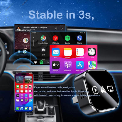 The Smallest & Fastest Wireless CarPlay Dongle for Your Car