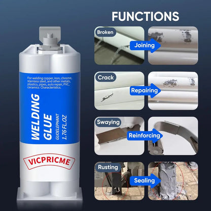 Heavy-Duty Waterproof Metal Glue – 3PCS