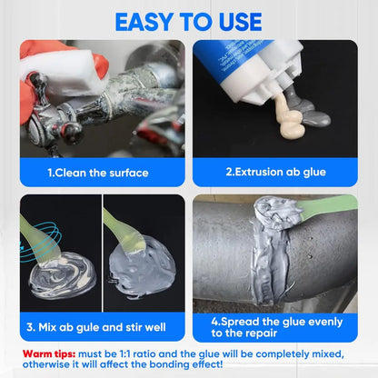 Heavy-Duty Waterproof Metal Glue – 3PCS