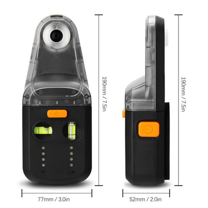 3-in-1 Laser Level Tool with Dust Collector and Wall Bracket
