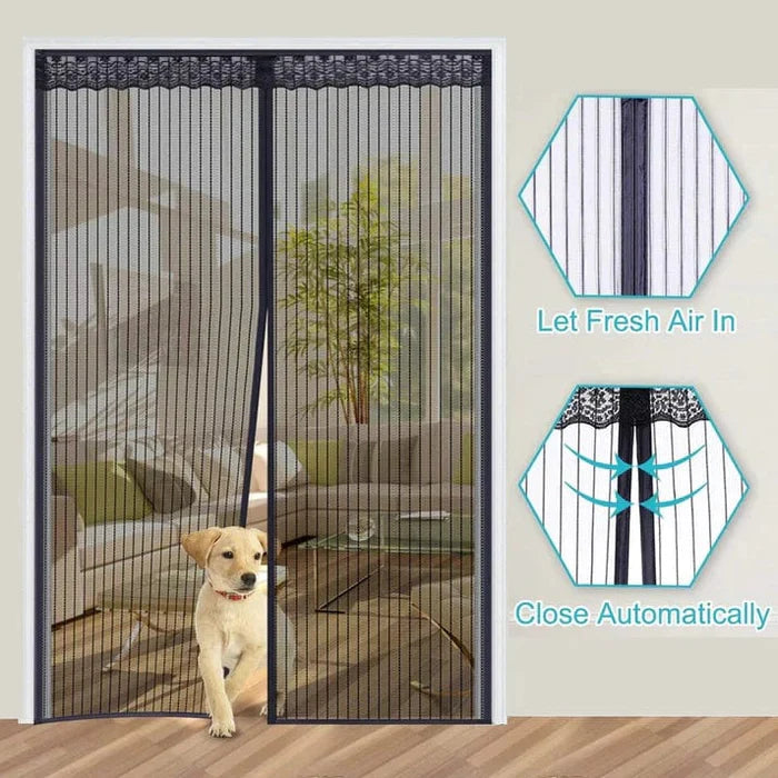 Automatic Closing Magnetic Mosquito Screen