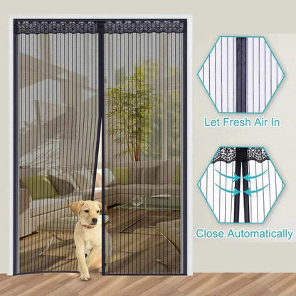 Automatic Closing Magnetic Mosquito Screen