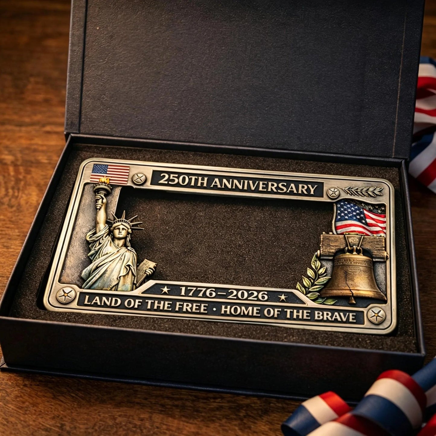 250th Anniversary Commemorative License Plate Frame 2 Pack