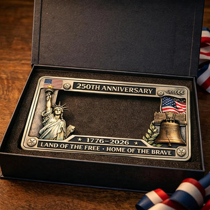 250th Anniversary Commemorative License Plate Frame 2 Pack