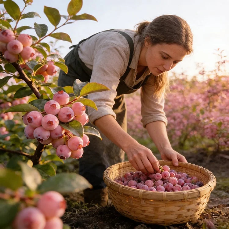 🔥50K+ SOLD!💟Premium Pink Blueberry Seeds -😋A Uniquely Delightful Taste(2 PCS-1000 seeds)