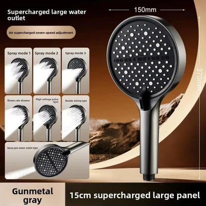 7-Mode High-Pressure Handheld Shower Head (15cm)