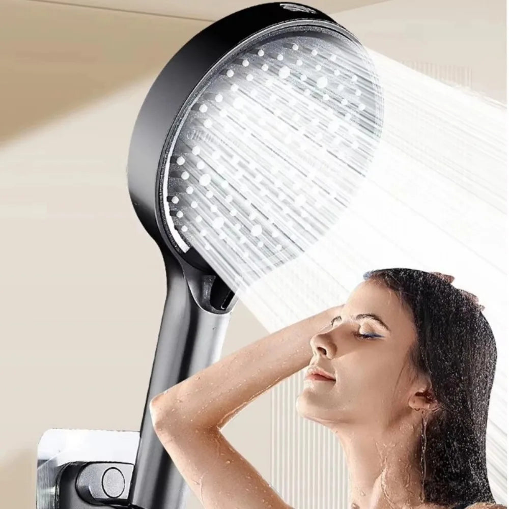 7-Mode High-Pressure Handheld Shower Head (15cm)