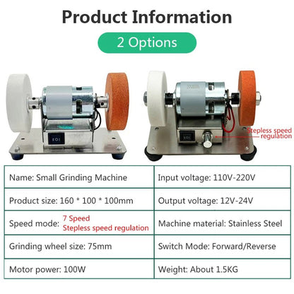 Mini 100W Table Grinder & Sander