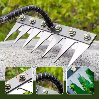 Upgraded Iron Weeding Rake