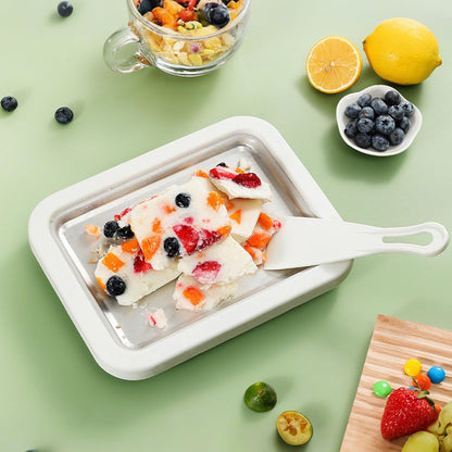 Stainless Steel Household Rolled Ice Cream Maker Kit