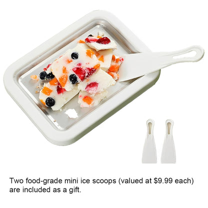 Stainless Steel Household Rolled Ice Cream Maker Kit