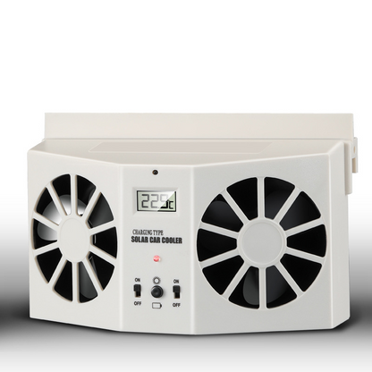 Solar Powered Car Ventilator Fan – Cool Air Circulation ☀️🚗🌬️❄️