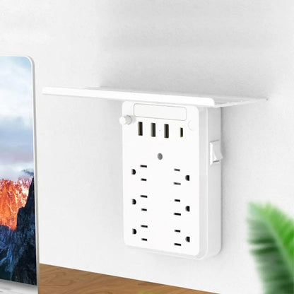 9-in-1 Bathroom Wall Extender with Light & Tray