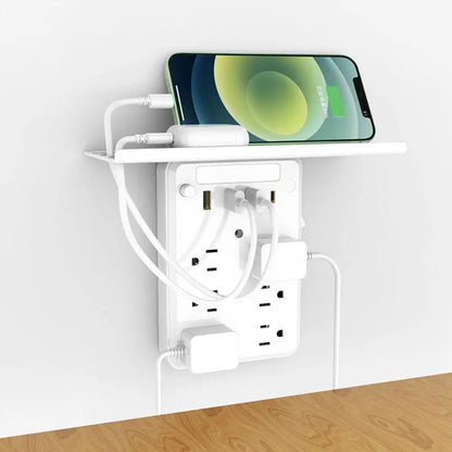 9-in-1 Bathroom Wall Extender with Light & Tray