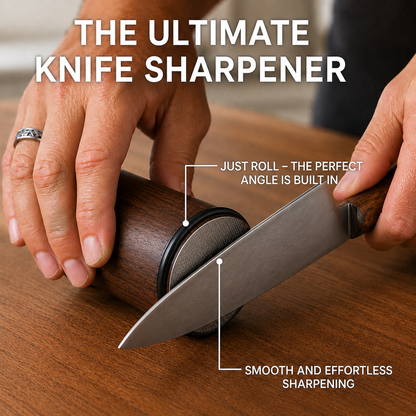 Dual-Angle Rolling Knife Sharpener Set