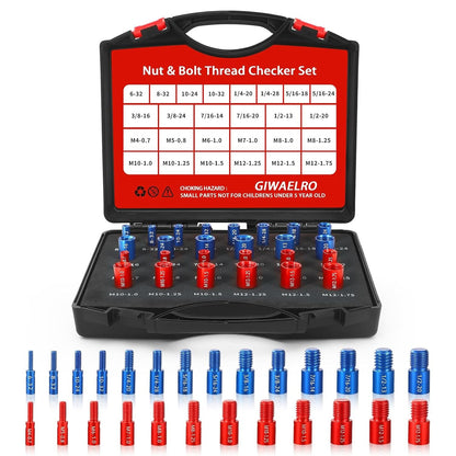 26-Piece Metric & SAE Thread Checker Set