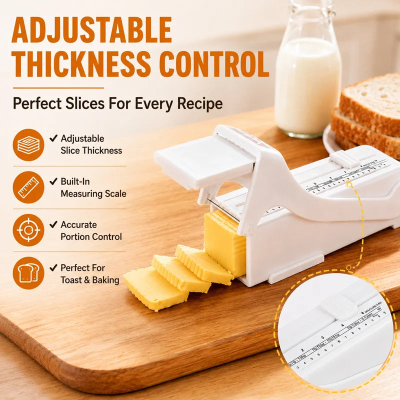 Adjustable Butter Cutter and Storage Keeper