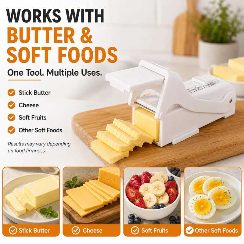 Adjustable Butter Cutter and Storage Keeper
