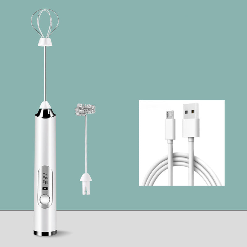 3-Head Electric Milk Frother and Egg Beater