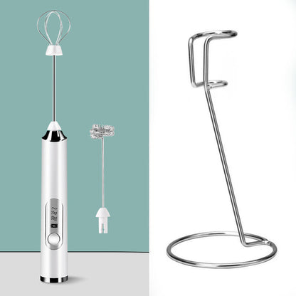 3-Head Electric Milk Frother and Egg Beater
