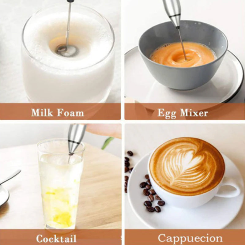 3-Head Electric Milk Frother and Egg Beater