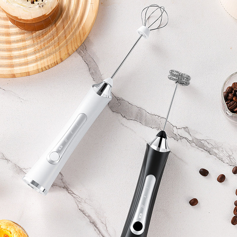 3-Head Electric Milk Frother and Egg Beater