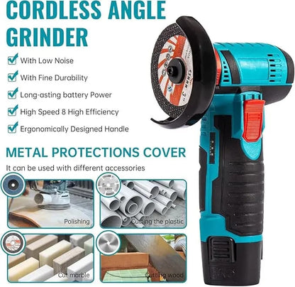 12V Cordless Mini Angle Grinder Kit