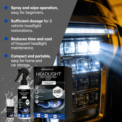 Headlight Restoration Fluid Kit