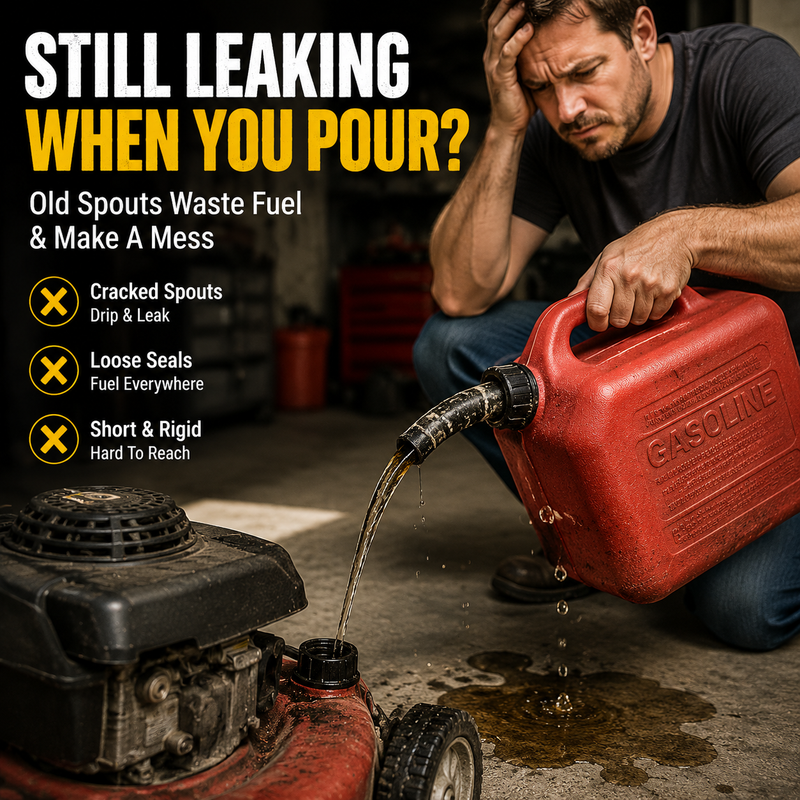 Upgraded Gas Can Spout Replacement Kit