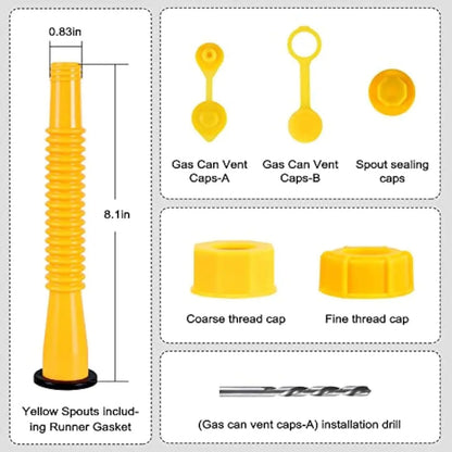 Upgraded Gas Can Spout Replacement Kit