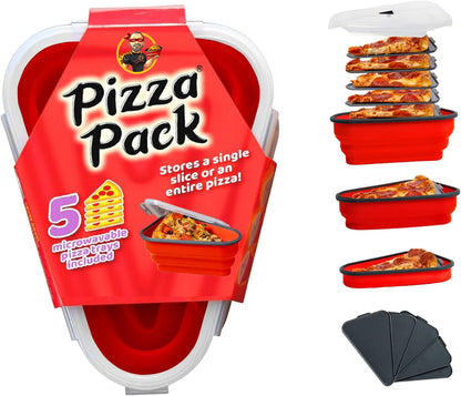 Collapsible Pizza Storage Container Set
