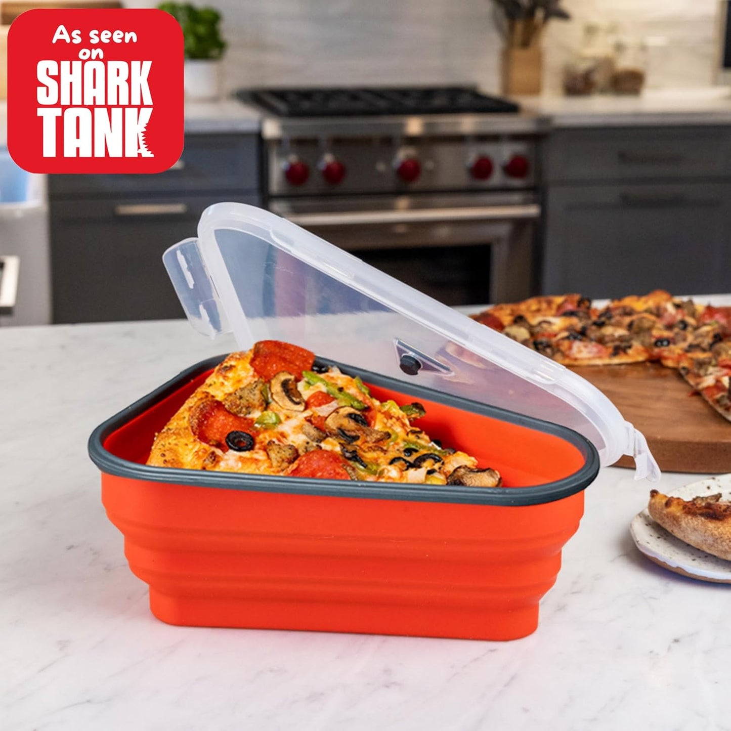 Collapsible Pizza Storage Container Set
