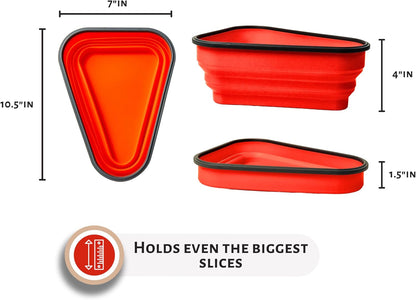 Collapsible Pizza Storage Container Set