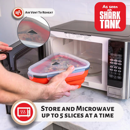 Collapsible Pizza Storage Container Set